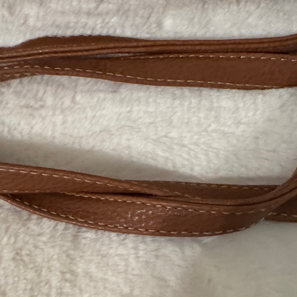 Stone Mountain Accessories Black and Brown Crossbody Bag two straps. - Picture 3 of 7